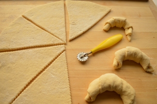 bryndza cheese crescents